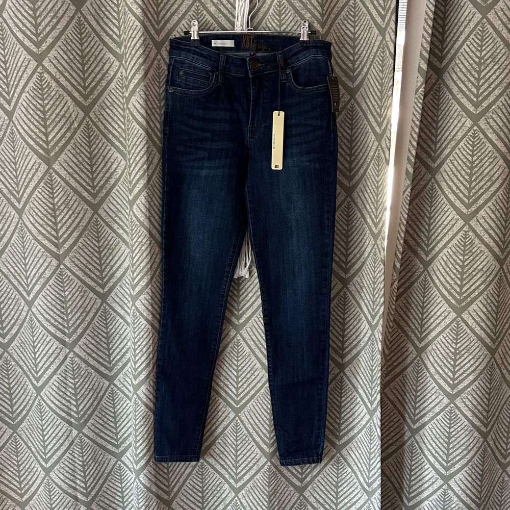 Kut from the Kloth Dark Indigo Skinny Jeans Viv Toothpick Skinny